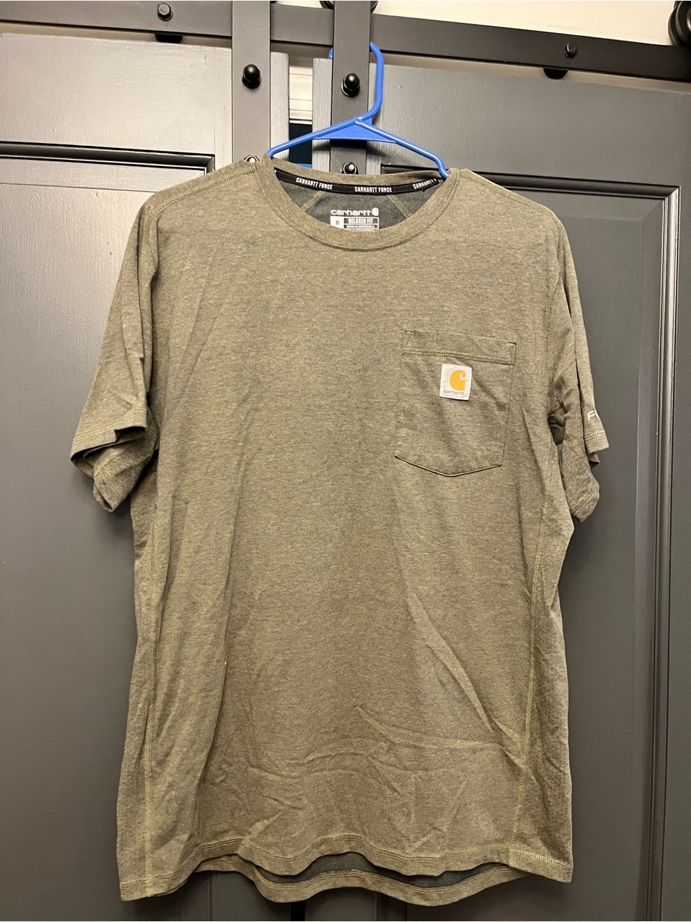 Carhartt Olive Green Short-Sleeve Pocket Tee